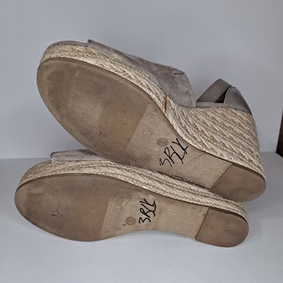 Big Buddha grey ankle strap wedge espadrille - Picture 10 of 13